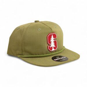 Stanford Cardinal 3D Classic Rope Hat- Loden